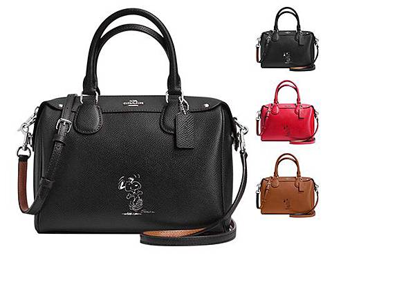2016限定coachXPeanuts可愛史努比皮革手提斜肩背兩用波士頓包.jpg 2016限定coachXPeanuts可愛史努比皮革手提斜肩背兩用波士頓包.jpg
