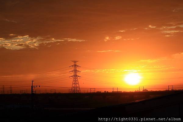 颱風前的夕陽 007