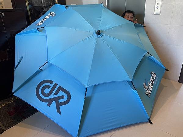 CDKR雨傘,CDKR傘,CDKR池釣傘-藍色