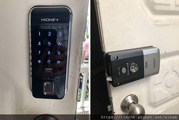HIONE+ M-1190S 電子輔助鎖 安裝紀錄 (明佳鎖 HIONE+ M-1190S 電子輔助鎖 安裝紀錄 (明佳鎖