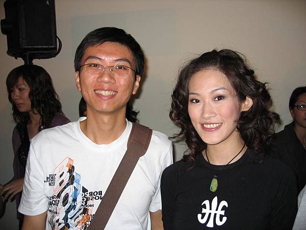 和一位Model合照~