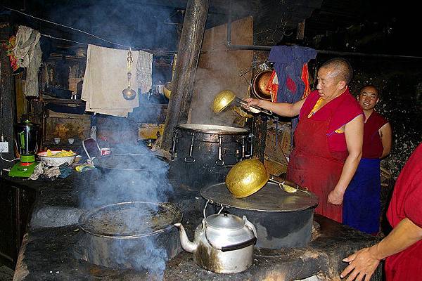 哲蚌寺  廚房