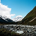 庫克山  冰河