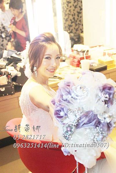 ~明政&雪婷~結婚2014/06/15  Tina(胡蒂娜) HD高清噴槍彩妝         現場 新娘作品    ~ 桃園新娘秘書  台北新娘秘書  新竹新娘秘書 ~