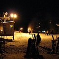 夜晚的滑雪場