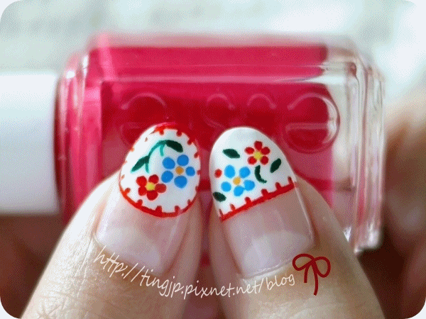 小花刺繡指彩 小花刺繡指彩