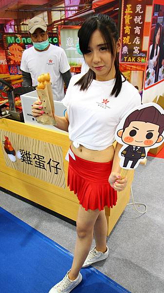 ITF台北國際旅展，集章送福袋，展場SHOW GIRL