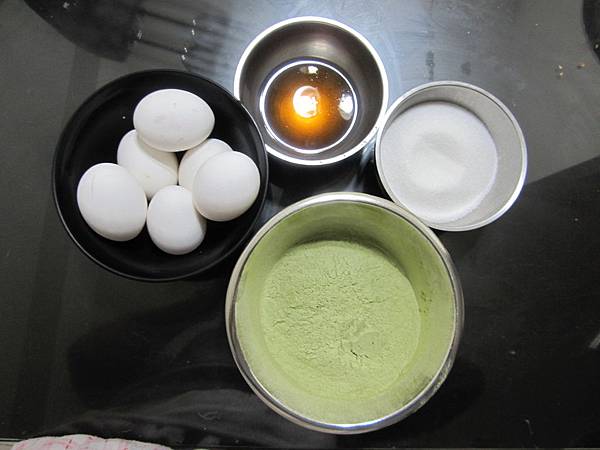統一麥典QQ粉做抹茶蜂蜜蛋糕材料