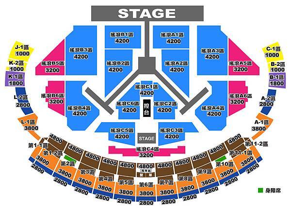 20120609 SMTOWN 票價圖 20120609 SMTOWN 票價圖