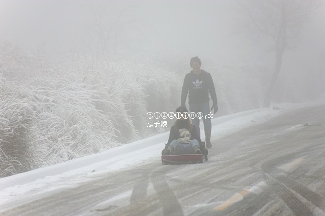 那一年宜蘭太平山下雪｜見晴懷古步道｜思源啞口，一起漫步在銀白