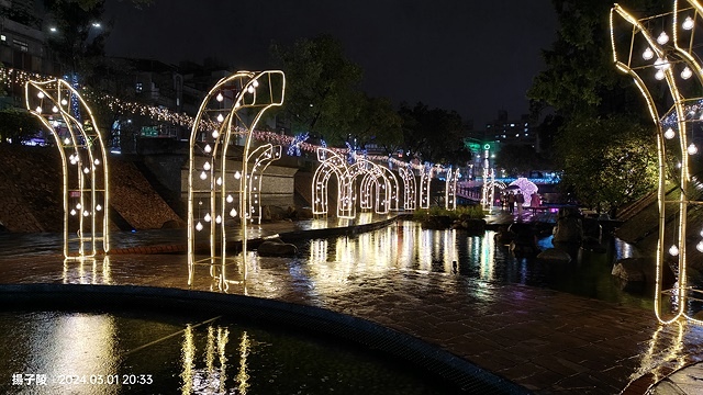 2024新莊中港大排光雕，展出日期：2024/03/01~0