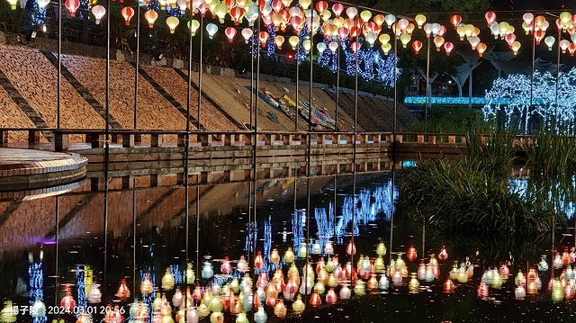 2024新莊中港大排光雕，展出日期：2024/03/01~0