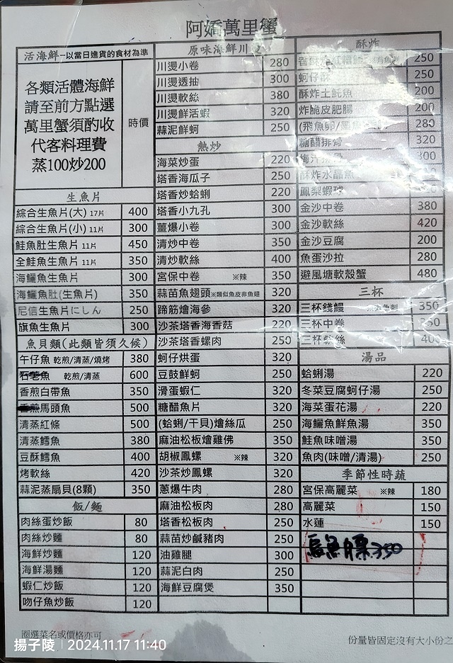 2024新北萬里阿嬌萬里蟹🦀