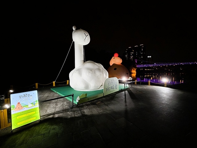 2025碧潭地景裝置展呆在碧潭の水豚君,活動日期:2025