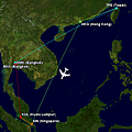 001 Flight Map (8-10 May) EDITED