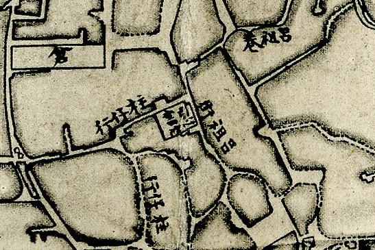 1875年間〈臺灣府城街道圖〉中的引心書院.jpg 1875年間〈臺灣府城街道圖〉中的引心書院.jpg
