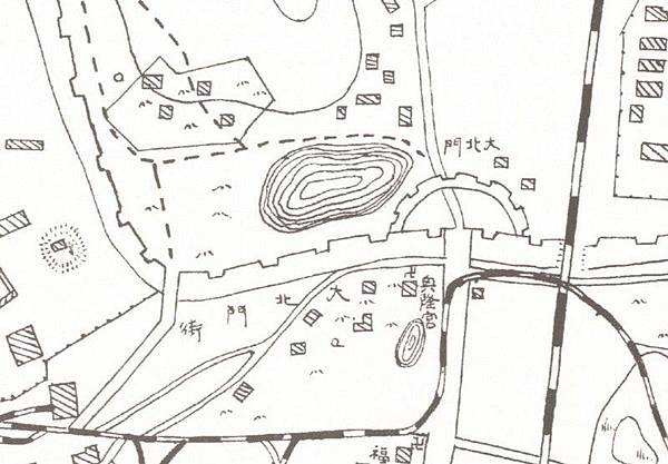 1907年〈臺南市街全圖〉中北門廟興隆宮的位置圖.jpg 1907年〈臺南市街全圖〉中北門廟興隆宮的位置圖.jpg