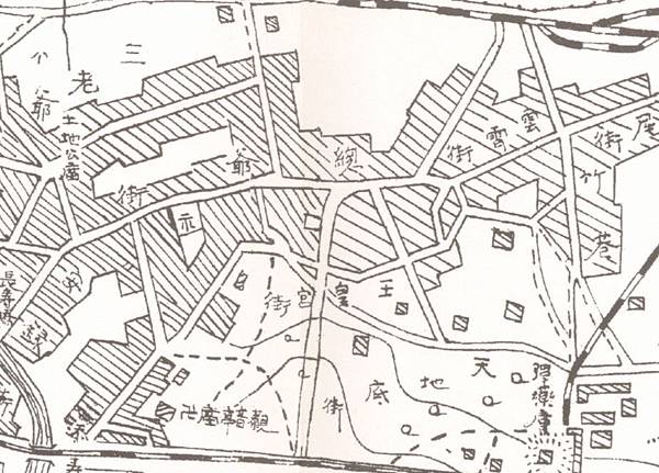 1907年﹤臺南市街全圖﹥中「天池底街」.jpg 1907年﹤臺南市街全圖﹥中「天池底街」.jpg