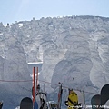 許多前往藏王滑雪場的滑雪客，也都被樹冰景象吸引駐足拍照