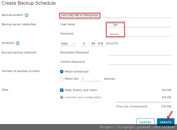 20231002_vCenter7 SMB備份測試 20231002_vCenter7 SMB備份測試
