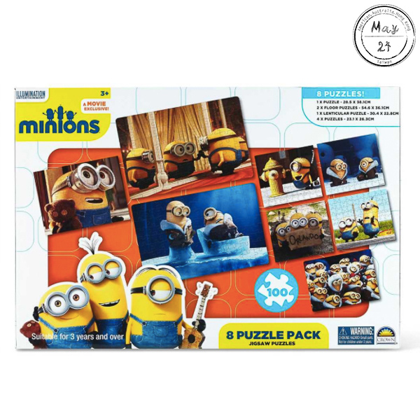 Minion 8pk Puzzle 小小兵拼圖組