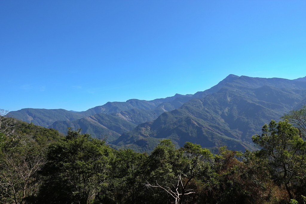 沙溪林道、大津山、尾寮山、朝日山