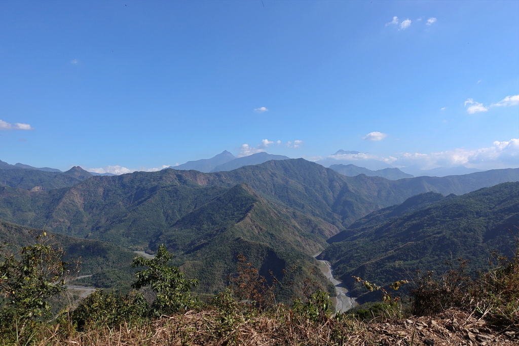 沙溪林道、大津山、尾寮山、朝日山