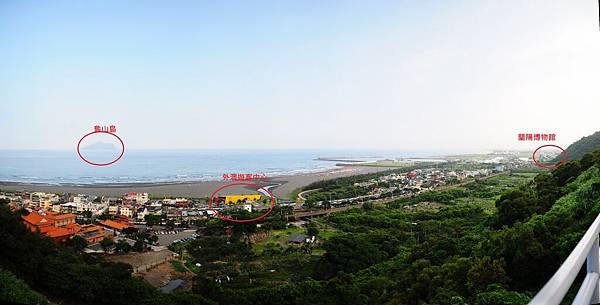 外澳沙灘全景圖 外澳沙灘全景圖