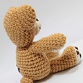 毛線娃娃---達菲熊