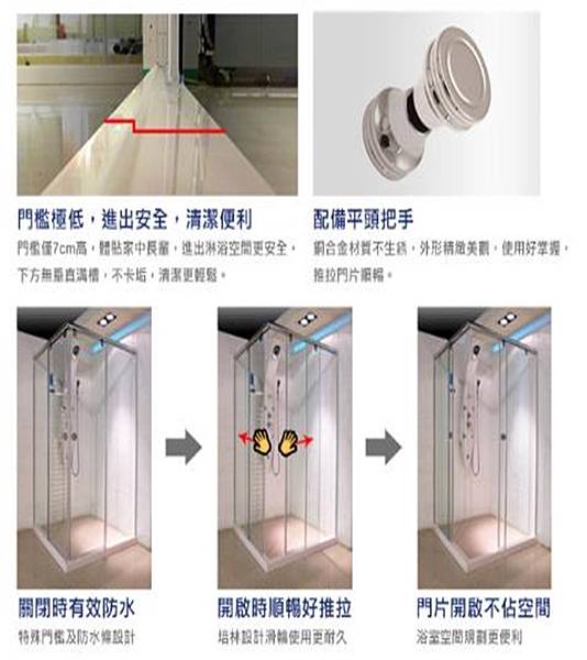 皇冠5048L型兩側牆各90X90cm以內高190cm(5)