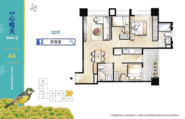 土城預售屋樂晴市三期「心晴天」22~34坪