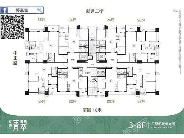 江翠北側C區「嘉潤青翠」22~36坪，全能建築＋綠能科技（內