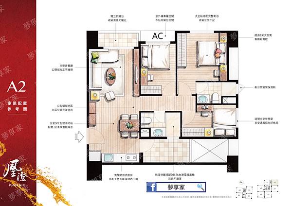 桃園｜長堤凰澄｜輕鬆上國道ｘ豐富機能x精品配備ｘ戶戶邊間（內