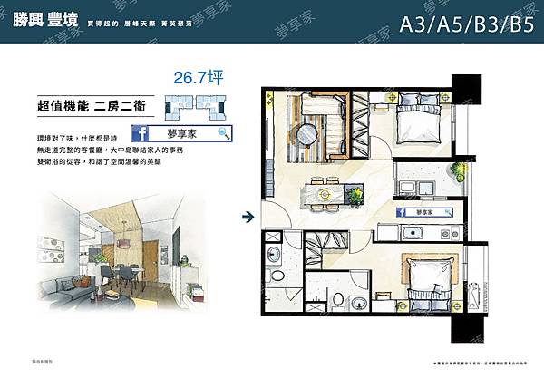 台中港特定區｜勝興豐境｜雙港核心，1514坪層峰街廓，700