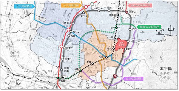 太平透天成屋地下室停車｜微笑莊園-麗舍區、香榭區｜近74快速