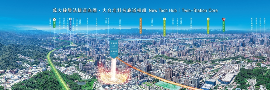 馥春錦－山紫｜金城正核心 萬大線二期進行式 二房均雙衛浴（挑