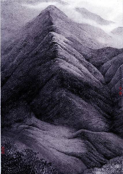 梁震明 秋山 48.5x69cm 2013