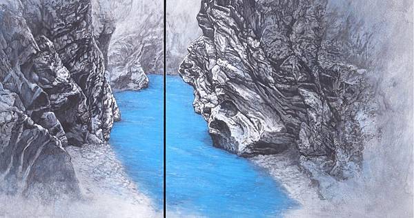 梁震明 奇石乾坤系列之十 (局部) 梁震明 奇石乾坤系列之十 (局部)