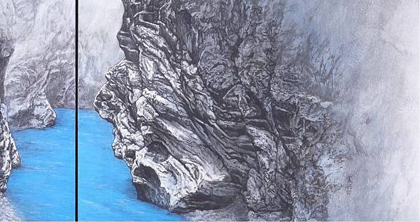 梁震明 奇石乾坤系列之十 (局部) 梁震明 奇石乾坤系列之十 (局部)