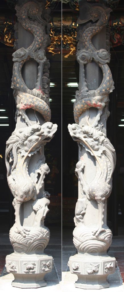 北港朝天宮龍柱 北港朝天宮龍柱