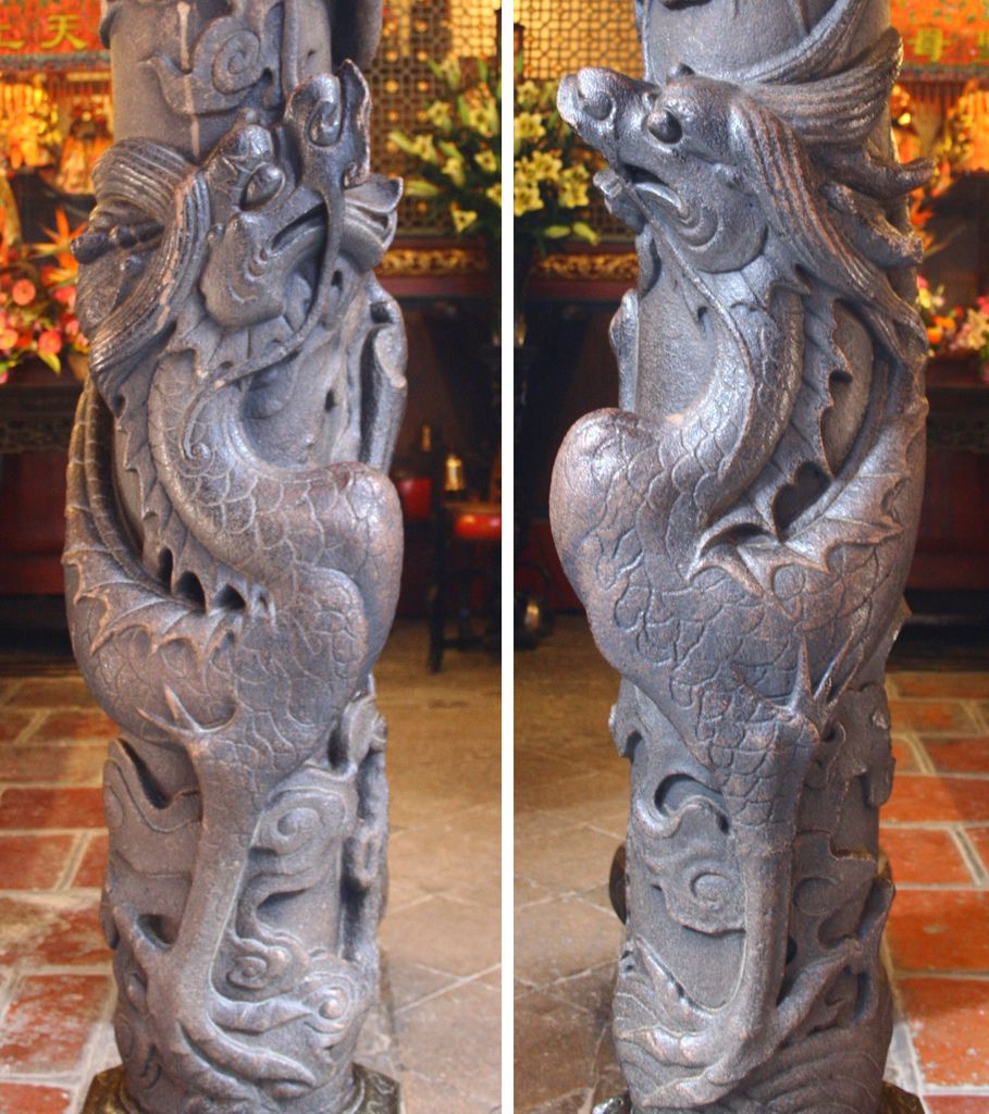 北港朝天宮龍柱 北港朝天宮龍柱