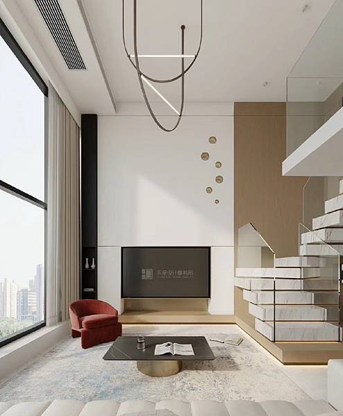 挑高夾層屋裝修施工一條龍服務規畫,文心愛悅,4*4創立方,簡