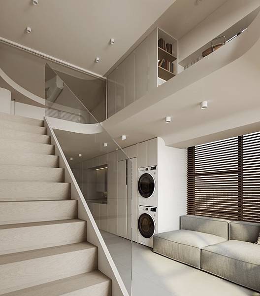 現代時尚挑高屋宅,向上延伸的美感,小坪數做出大格局 用系統裝 現代時尚挑高屋宅,向上延伸的美感,小坪數做出大格局 用系統裝