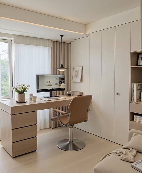 溫暖木質調,質感系統裝修,為您打造舒適空間。 湯姆系統櫃:0