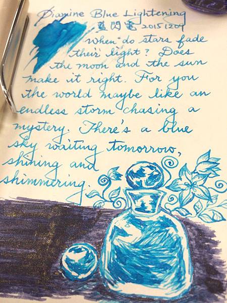Diamine Blue Lightning