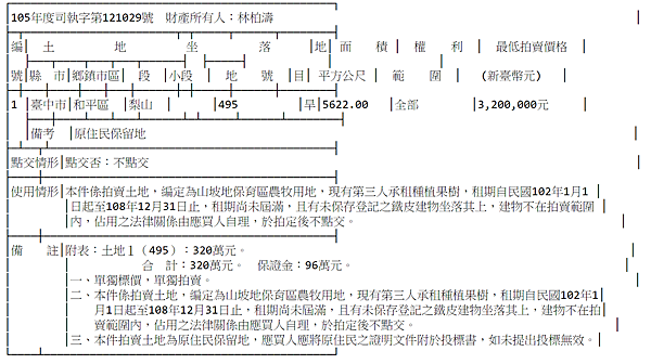 和平區法拍代標