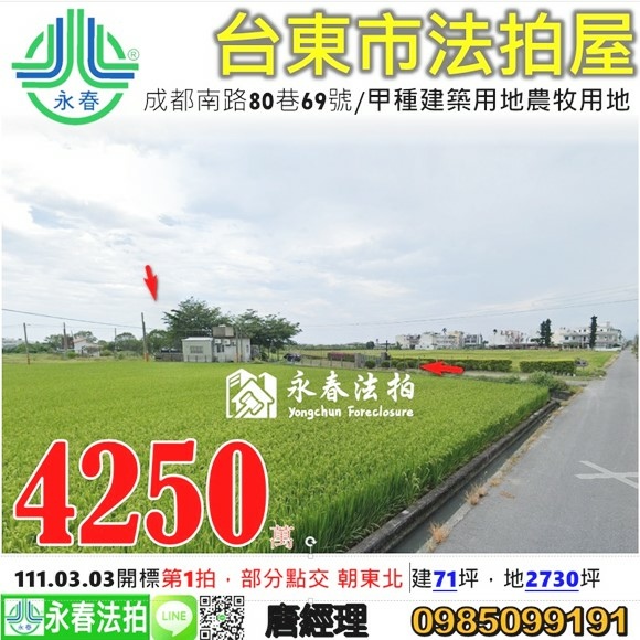 台東法拍屋台東市成都南路80巷69號大面積農莊建地+農地.jpg