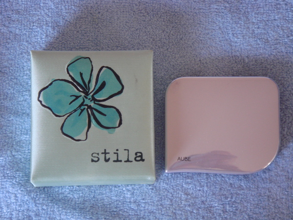 Stila 2007春妝限量眼影(綠)+AUBE眼影(紫)