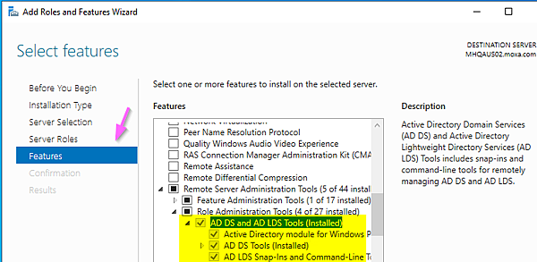 Windows server 安裝 RSAT / Power