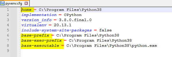 Python virtual environment 移轉至